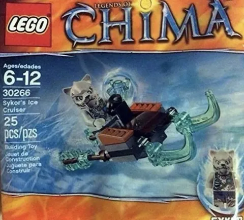 LEGO LEGENDS OF CHIMA: Sykor's Ice Cruiser (30266) Retired Polybag Minifigure