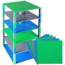 Baseplate Set for Display Towers - 6 Baseplates, 50 Stackers
