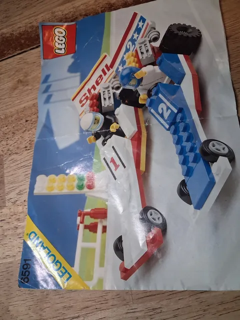 Lego 6591 Nitro-Dragsters Instruction Manual Used No Bricks Legoland