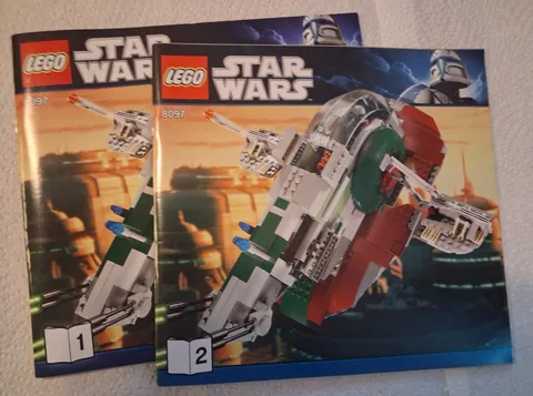 Lego Star Wars Instruction Manual Only 8097 Slave-1  GUC No Bricks