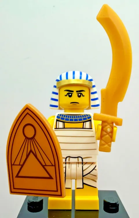 LEGO (71008) CMF Series 13 Egyptian Warrior Minifigure col13-8 Complete Pharoah