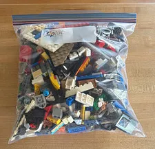 LEGO 2 Pounds Mixed Bricks, Pieces & Parts