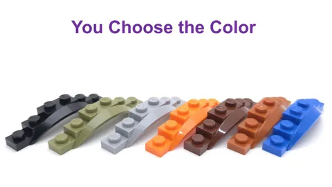 Lego 1 1/2x6x1 Vehicle Mudguard with Arch You Choose the Color