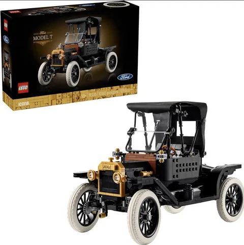 LEGO Icons Ford Model T 11376 Building Set 1,060 Pieces, Vintage Car Model ✅