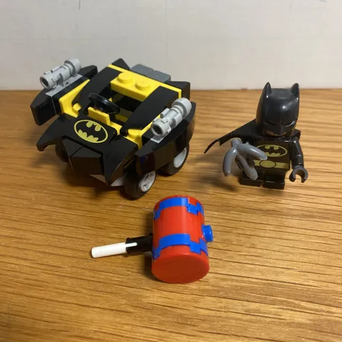 LEGO Batman Minifigure Short Legs Super Heroes Mighty Micros 76092  sh0492