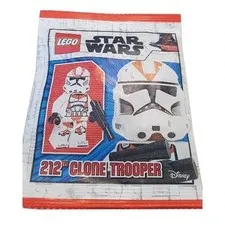 LEGO Star Wars 212 Clone Trooper Minifigure Foil Pack Paper Bag Set 912303
