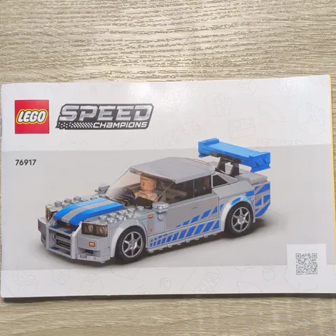 LEGO Speed Champions 76917 Illustrated Instruction Manual Multilingual Booklet