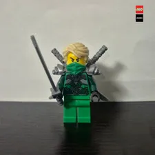 LEGO Ninjago Stone Armor Lloyd NJO104 Complete w/ Hood & Weapons