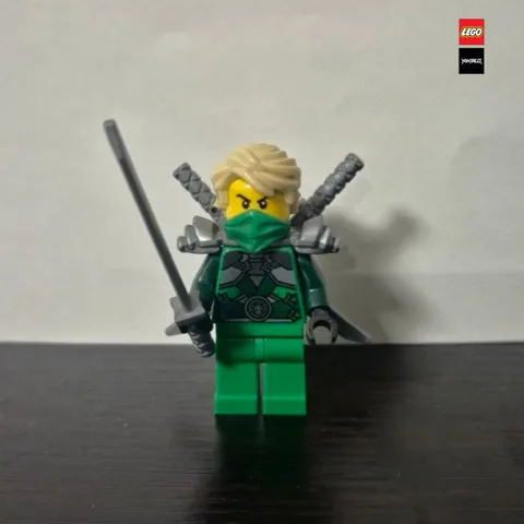 LEGO Ninjago Stone Armor Lloyd NJO104 Complete w/ Hood & Weapons