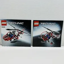 LEGO Technic Helicopter Manuals Model 8068 Pre-owned
