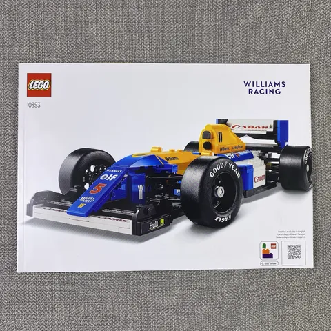 LEGO® Icons 10353 Williams Racing Instruction Manual ONLY!