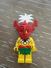 Vintage Lego Minifigure Islanders Pirates  pi068 King Kahuka from sets 6278 6262