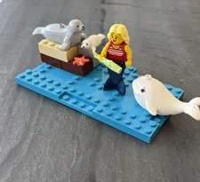 LEGO Minifigure Mermaid With Ocean Animals