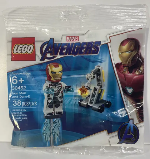 LEGO Marvel Super Heroes (30452) : Iron Man and Dum-E Brand New Sealed