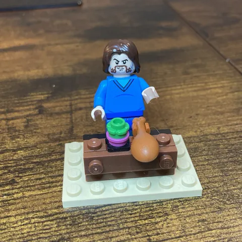 LEGO A Minecraft Movie Steve Minifigure (Jack Black) w/ Lava Chicken Leg