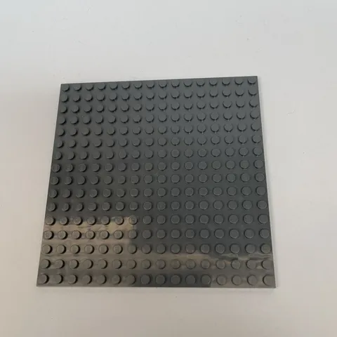Lego 91405 Baseplate 16 x 16 Dark Gray Replacement Add-on Piece Part