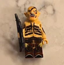 LEGO Orc Goblin Minifigure w/ Blaster Rifle Weapon Accessory
