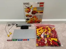 Lego 740 Basic with instructions 99% complete, partial Lego 970 Lighting Bricks
