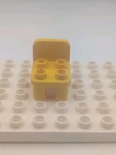 Lego Duplo  Replacement Part Piece Yellow Chair 