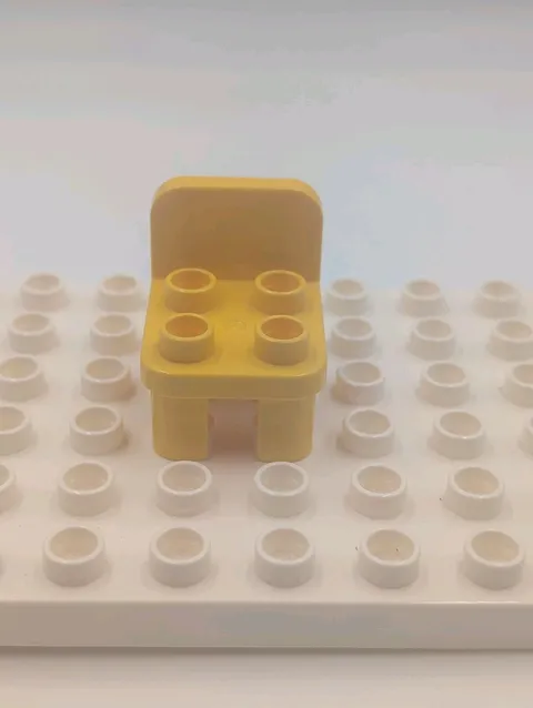 Lego Duplo  Replacement Part Piece Yellow Chair 