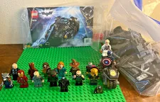 LEGO Marvel DC Minifigure Lot AS-IS - Partial Rare Spider-Man Noir, Black Manta