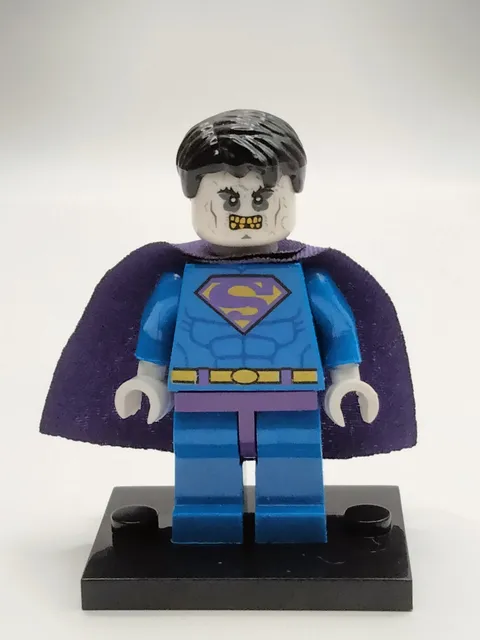 DC Comics Bizarro Minifigure Custom Lego Minifigure Superman Villain
