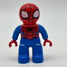 LEGO Duplo Spider-Man Minifigure Figure Spiderman Red Blue Superhero Marvel