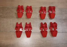 8 Bionicle Lego 32475 in Red Foot Feet Vahki style Genuine Lego Parts WYSIWYG