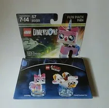 NEW LEGO DIMENSIONS THE LEGO MOVIE UNIKITTY FUN PACK - 71231