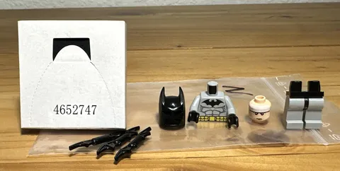 Lego Batman Black Suit Black Mask bat001 7780 7779 7782 Pristine 10/10 Condition