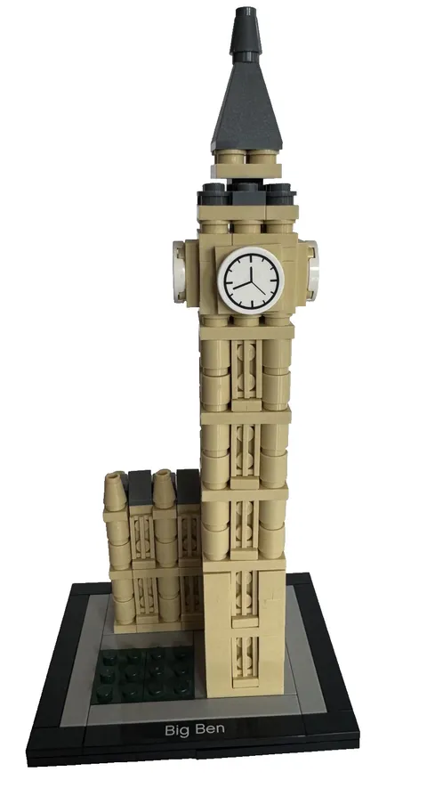 LEGO ARCHITECTURE Big Ben 21013 COMPLETE WITH MANUAL & BOX