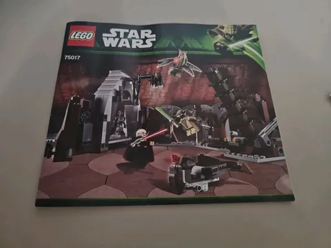 Lego 75017 Star Wars Duel On Geonosis Instruction Booklet Directions Manual Only