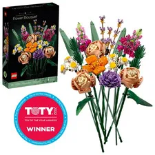 LEGO Botanicals Flower Bouquet Building Set - Artificial Flowers for Decoration