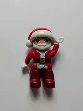 LEGO Duplo 10976 Santas Gingerbread House SANTA Figure Replacement 2.5" Tall