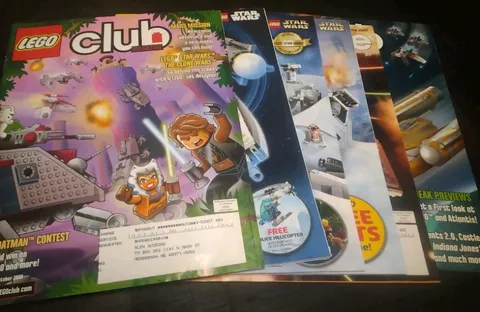 ⭐Lego Club StarWars 2007-2017 Lot Magazine Catalog⭐