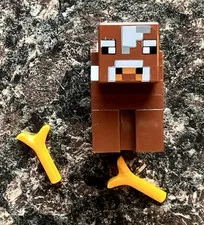 LEGO Minecraft Cow Animal Figure- look at all photos