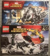 LEGO Instruction Manuals Lot of 2 – Super Heroes 76109, 76084 (Manual 2)