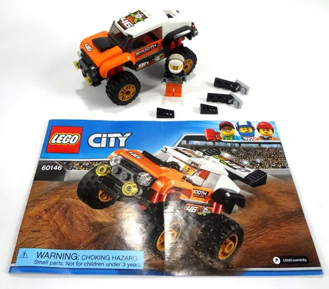 LEGO CITY #60146 Stunt Truck  Incomplete with Instructions, No Box
