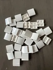 LEGO 15068 White Slope, Curved 2 x 2 x 2/3 - 38 Pieces