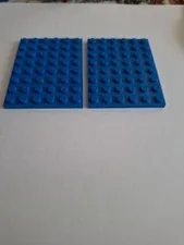 No 270.  2x Lego Board 6x8.  3036 Blue