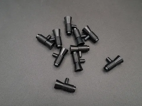 LEGO - 10x - Minifigures Utensil Loudhailer - Megaphone - Black - Black - 4349
