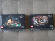 LEGO Star Wars 75330 Dagobah Jedi Training & 75339 Death Star Trash Compactor