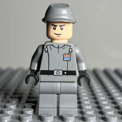 Lego Star Wars Minifigure: Imperial Officer (Captain) - Two Code (sw0376) - 1M