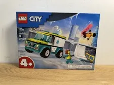 NIB LEGO® City Emergency Ambulance and Snowboarder 60403