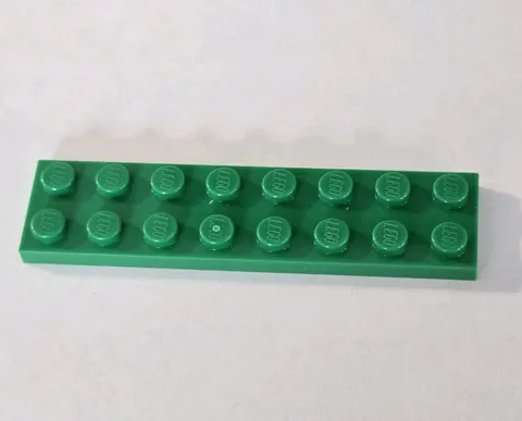 LEGO Parts - Green Plate 2 x 8 - No 3034