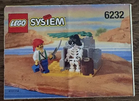 VTG Lego System 6232 Skeleton Crew Instruction Manual Booklet Only 1996