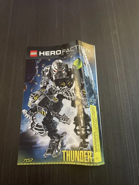 LEGO Hero Factory Thunder 7157 Instruction Manual Booklet ONLY (46A)