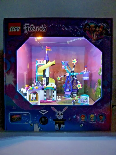 LEGO FRIENDS MAGIC FERRIS WHEEL 41689 DISPLAY SHOWCASE 4 SHOWCASE DIORAMA