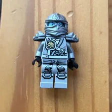 LEGO Ninjago Minifigure Zane Jungle Robe Tournament Elements njo0111  titanium