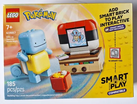 LEGO Pokemon 40887 Ditto as Squirtle GWP limited edition exclusive Smart Play